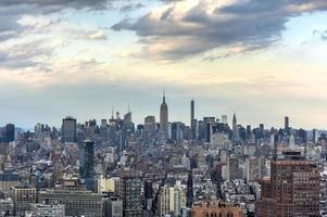 skyline di new york city foto