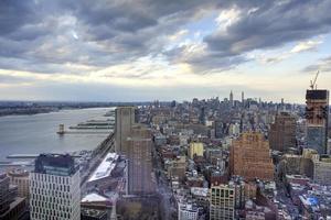 skyline di new york city foto