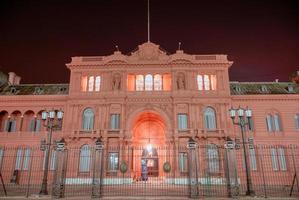 Casa rosada - buenos va in onda, argentina foto