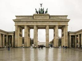 Brandeburgo cancello - Berlino, Germania foto