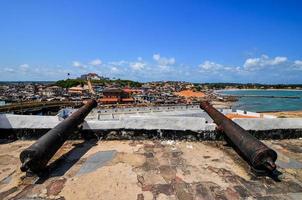 Ghana, cannoni di elmina castello mondo eredità luogo, storia di schiavitù foto