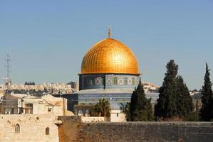 cupola di il roccia nel Gerusalemme, Israele foto