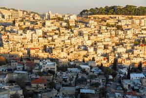 Visualizza di il montare di olive, Gerusalemme foto