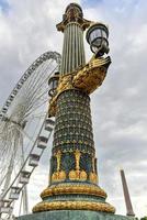 il posto de la concordare è uno di il maggiore pubblico piazze nel Parigi, Francia. foto