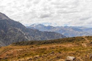 colca canyon, Perù panorama foto