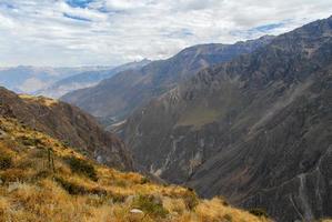 colca canyon, Perù panorama foto