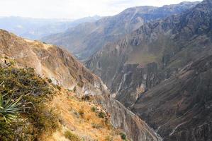colca canyon, Perù panorama foto
