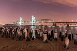 marino parkway-gil hodges memoriale ponte a notte foto