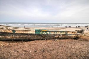 pesca barca - accra, Ghana foto