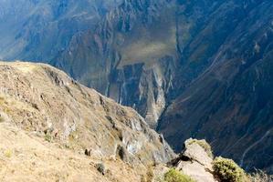 colca canyon, Perù panorama foto