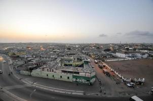 panoramico Visualizza di accra, Ghana foto