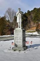 hartland Vermont civile guerra memoriale. scritto con il iscrizione eretto nel onore di soldati a partire dal Hartland, 2022 foto