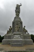 nazionale monumento per il antenati nel plymouth, Massachusetts, eretto di il pellegrino società nel 1889 foto