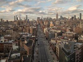 midtown Manhattan panoramico orizzonte guardare nord nel nuovo York città. foto