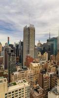 panoramico Visualizza di midtown Manhattan nel nuovo York città durante il giorno. foto