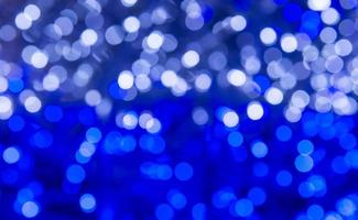 astratto circolare sfondo bokeh di luce di Natale foto