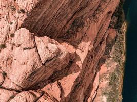 aereo Visualizza di il mille dollari canyon a monte Colorado fiume foto