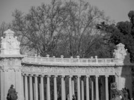 la città di madrid in spagna foto