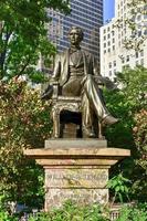 William seward statua nel nuovo York, 2022 foto