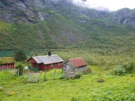 bellissimo fiordi di Norvegia foto