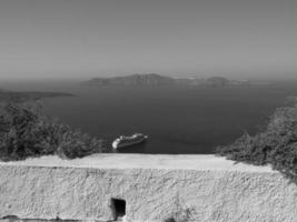 il isola di santorini nel Grecia foto