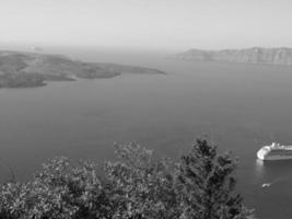 il isola di santorini nel Grecia foto