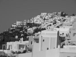 il isola di santorini nel Grecia foto