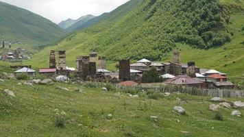 vecchio edifici, mestia, Georgia foto