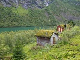 bellissimo fiordi di Norvegia foto