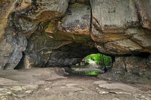 grotta nel il Sassonia Svizzera foto