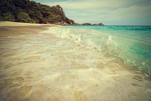 Vintage ▾ stile mare e spiaggia similan isola, Tailandia foto