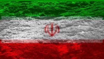 iraniano bandiera struttura come sfondo foto