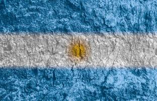 argentino bandiera struttura come sfondo foto