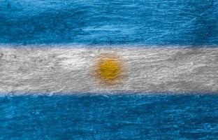 argentino bandiera struttura come sfondo foto