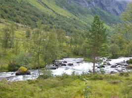 bellissimo fiordi di Norvegia foto