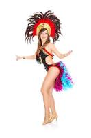 donna con carnevale costume foto