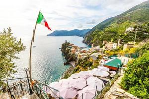 riomaggiore, cinqueterre, cinque terre nazionale parco, liguria, Italia foto