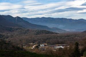 paesaggi a partire dal garrotxa nazionale parco di pirenei foto