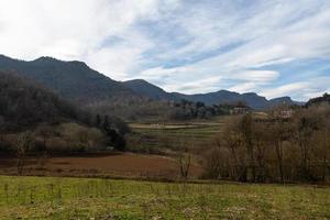 paesaggi a partire dal garrotxa nazionale parco di pirenei foto