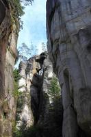 roccioso cittadina di adrspach teplice nel ceco repubblica foto