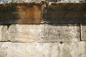 tomba a hierapolis antico città, pamukkale, denizli, turkiye foto