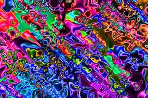 astratto marmo liquido sfondo, multicolore lucido liquido trama, gradiente struttura sfondo, olografico sfondo foto