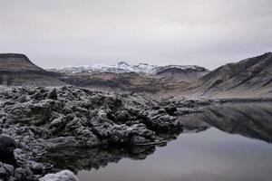 lava campo Islanda foto