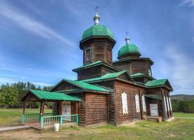 russo vecchio credente Chiesa foto