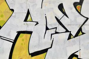 bellissimo strada arte graffiti. astratto colore creativo disegno moda colori su il muri di il città. urbano contemporaneo cultura. titolo dipingere su muri. cultura gioventù protesta foto
