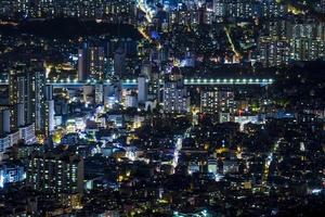 paesaggio dell'appartamento a seoul, corea foto