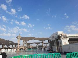 bellissimo giorno Visualizza di del profeta moschea - Masjid al nabawi, medina, Arabia arabia. foto