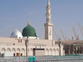 bellissimo giorno Visualizza di Masjid al nabawi, medina, Arabia arabia. foto