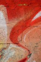 astratto graffiti dipinti su il calcestruzzo parete. sfondo struttura foto