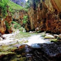 valle fra il montagne di Chefchaouen foto